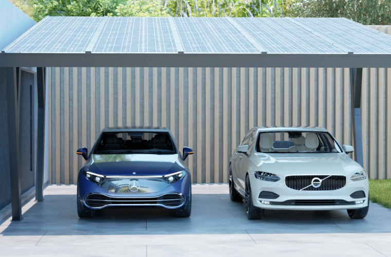 Pose de carport