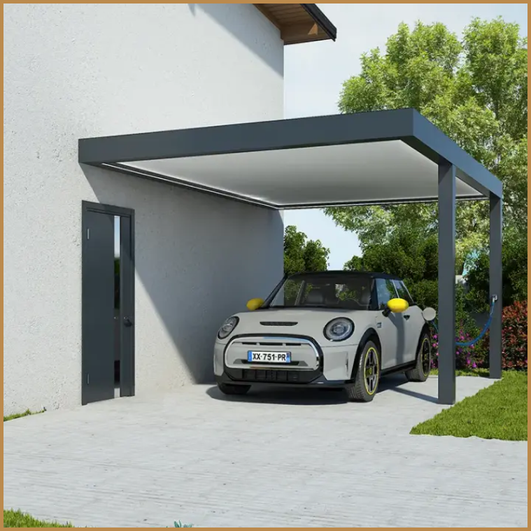 Pose de carport