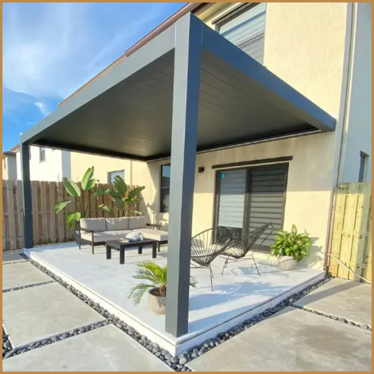 Pose de pergolas Atelier Chevry