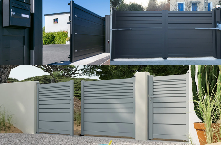 Différentes poses de portails Atelier Chevry